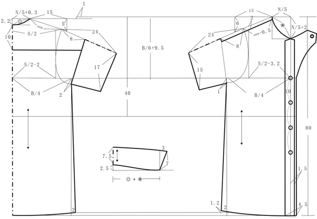 服装裁剪|大廓型有大气场,宽松中袖牛仔