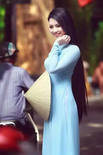 越南式旗袍 · 奥黛-服装服饰文化-服装设计网