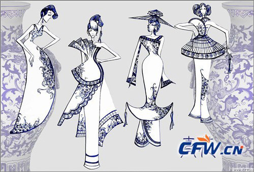 2013第五届CFW杯中国女装网络设计大赛入围